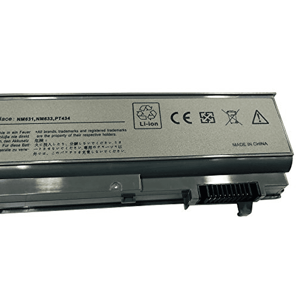 Batería Compatible con Dell Latitude E6400 E6410 E6500 E6510 Precision M4500 M4400 - 58 WHR 6 Celdas 4M529 PT434 KY265 FU444 FU441 FU571 W1193 F8TTW KY266 KY470 4