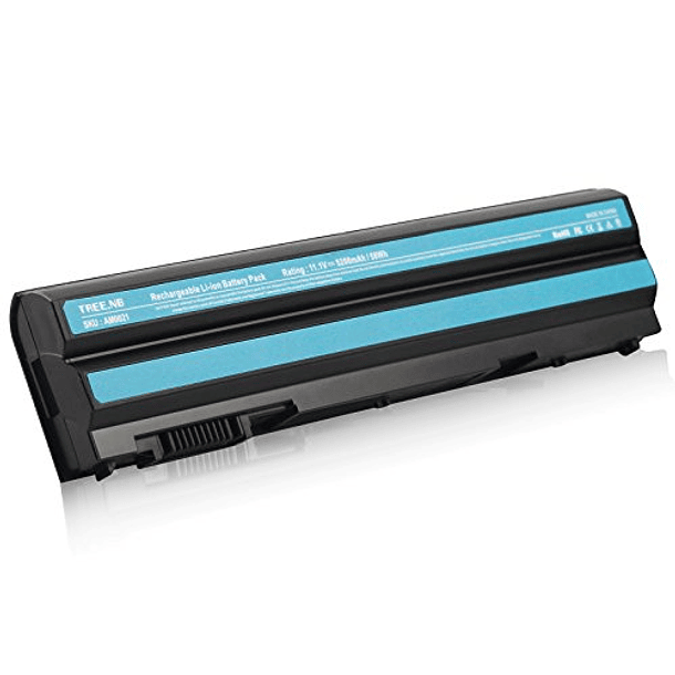 Batería de iones de litio de alta capacidad Dell Part T54FJ DHT0W 451-1197 para Dell Latitude E5420 E6420 E6440 (Azul) 1