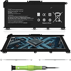 Batería Compatible con HP Pavilion Laptop 14-CE 14-CF 14-DF 15-CS 15-DA 15-DB 15-DW TPN-I130/I131/I132 CREATESTAR HT03XL L11119-855 L11421-422 HSTNN-LB8M 17-AR050WM 920046-121 421 541 HSTNN-IB7Y