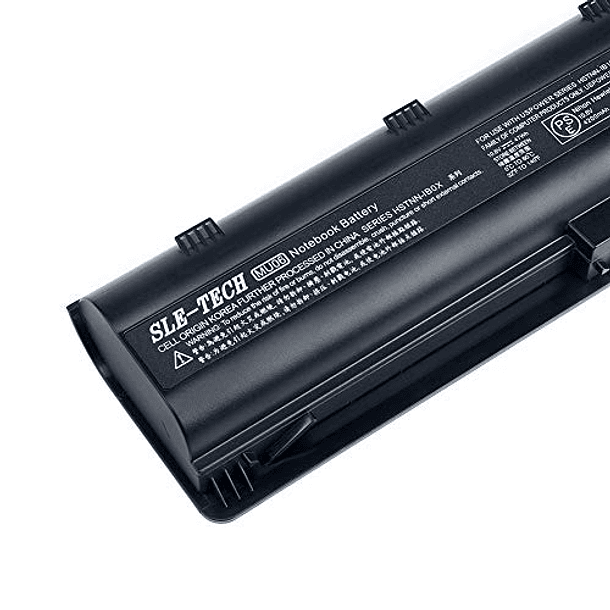 Batería de Repuesto Compatible con HP MU06 para Portátiles HP Pavilion G7 G6 G4 DM4 HSTNN-LB0W Presario CQ42 CQ56 CQ57, Compatible con Números de Pieza SLE-TECH 593553-001 593554-001 636631-001 G62 MU 4