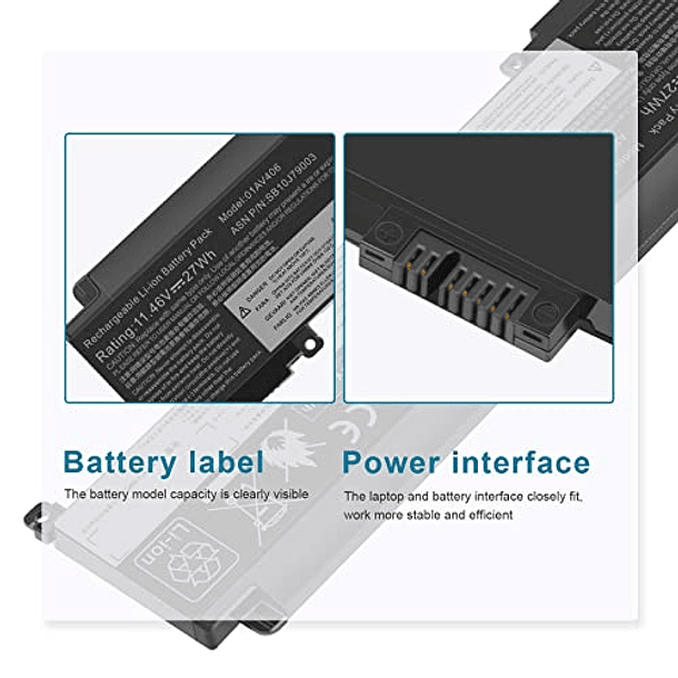 Compra Elegante Batería Interna para Lenovo ThinkPad T460s T470s Series Notebook 00HW038 00HW025 00HW024 01AV462 01AV405 01AV407 01AV408 SB10J79003 4