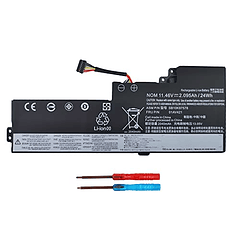 Batería de Repuesto Compatible con Lenovo ThinkPad T470 T480 A475 A485 TP25 Series Laptop FRU 01AV489 SB10K97577 SB10K97576 SB10K97578 01AV420 01AV421 01AV419 11.4V 24Wh 2095mAh 3 Celdas.