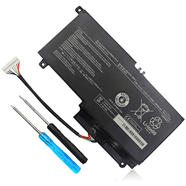 Batería Compatible con Toshiba Satellite L50, L55d, L55t, L55-a5284, L55-a5299, L55-a5226, P55-a, P55-a5312, P55-a5200, P55t-a5202, P55t-a5116, S55-a5279, S55-A5295, P3005732 - PA5107U-1BRS 1