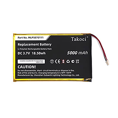 Batería de Repuesto TAKOCI para Autel MaxiSys Mini MS905 MS906 MY905 MK808 MK808BT MK808TS, Compatible con el Número de Pieza MLP5070111