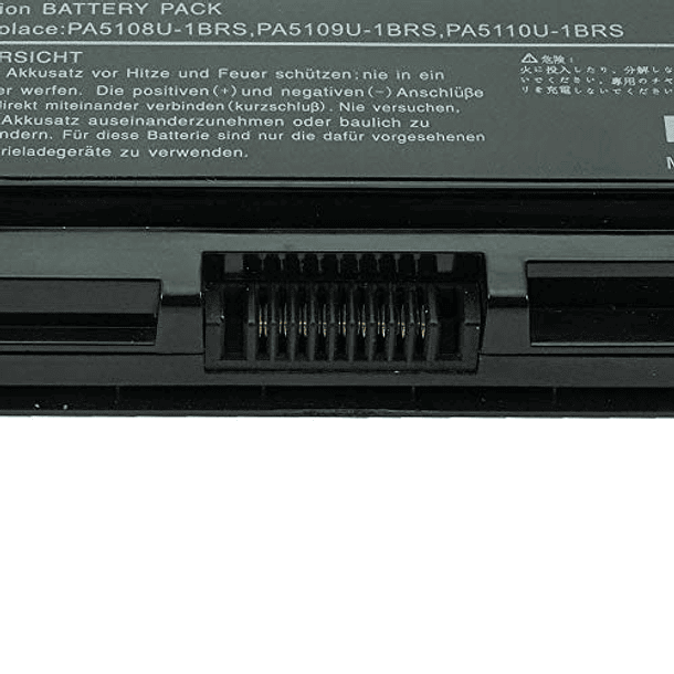 Batería Compatible para Portátil Toshiba Satellite C40 C50 C70 PA5109U-1BRS PABAS271 PABAS272 PABAS273 PA5110U-1BRS PA5108U-1BRS [10.8V/4400mAh/48Wh] 2