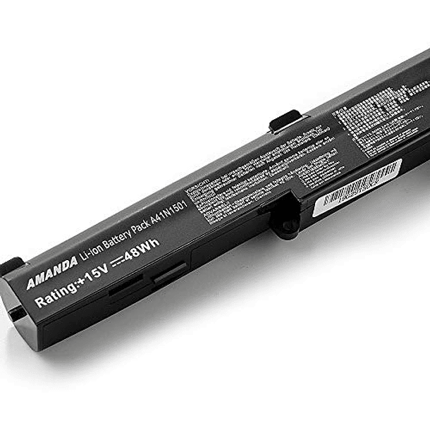 Batería Reemplazo 15V 48Wh para ASUS ROG G752VW GL752VL GL752VW N752VW N552V N552VX N752V Serie A41LK9H L41LK2H 0B110-00360000 0B110-00360100 (Amanda A41N1501) 2