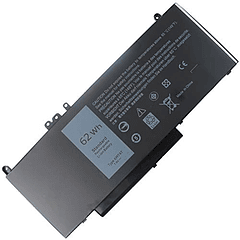 Batería para Dell Latitude 14 5470 15 5570 Precision 15 3510 M3510 Notebook 7V69Y TXF9M 79VRK 0TXF9M 0C1P4 451-BBUN 451-BBTW/BBUP HK6DV P48F P62G K35NC9 6MT4T E5470 E5570 E5270 62WH