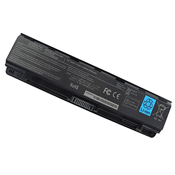 Batería para Toshiba Satellite S75 P75-A7200 P75-A7100 S855-S5378 S855D-S5148 C75D C875 C850 L800 C55T-A C55-A5220 C55-A5300 C55-A5302 C55-A5390 P875 - 12 Meses de Garantía PA5024U-1BRS 1