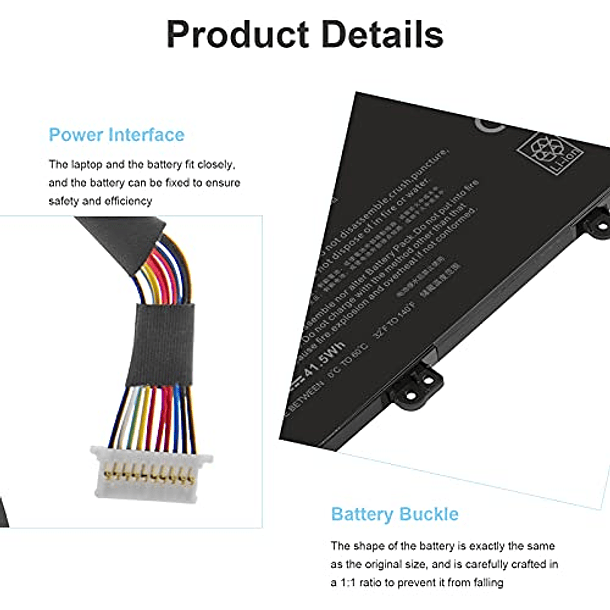 Batería Compatible para HP Envy M7 17T-U100 17-U110NR 17-U273CL 17-U275CL 17-U153NR 17-U175NR 849048-421 SG03XL 849314-856 849314-850 w2k88ua 4