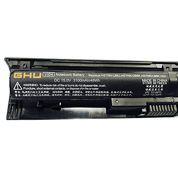 Batería Compatible para HP Envy 14-V 15-K ProBook 440 G2 445 G2 450 G2 455 G2 - GHU VI04 756743-001 756745-001 756479-421 756744-001 756748-851 HSTNN-DB6I HSTNN04PB6I V1 48Wh 3