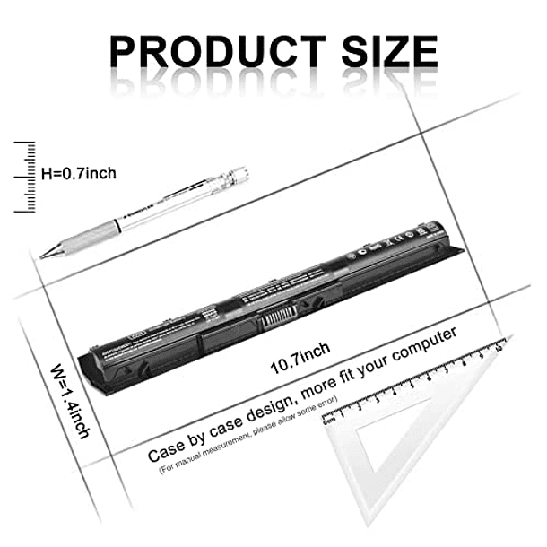 Batería para Portátil HP Pavilion 14-ab 14T-ab 15-ab 15-an 17-g Series TPN-Q158 HSTNN-LB6S Repuesto KI04 - 12 Meses de Garantía 2