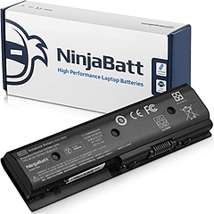 Batería NinjaBatt de Alto Rendimiento para HP 699468-001 671731-001 M006 MO06 MO09 672412-001 M6-1105DX HSTNN-YB3N HSTNN-LB3N M6-1205DX HSTNN-UB3N M7-1015DX M009 TPN-W106 [6 Celdas/4400mAh/49Wh]