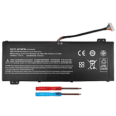 Batería Compatible con Acer Nitro 5 AN515-54, AN517-51, AN515-55, AN515-44, AN515-43, Nitro 7 AN715-51, Predator Helios 300 PH315-52, PH317-52, PH317-53, Triton 300 PT315-51 y Aspire 7 A715-74G AN515-