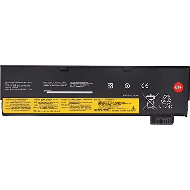 Batería Extendida Compatible con Lenovo ThinkPad T470 T480 P52S P51S T570 T580 A475 A485 TP25 4X50M08812 01AV423 01AV422 01AV424 01AV425 01AV452 01AV427 SB10K97584 SB10K807597 1