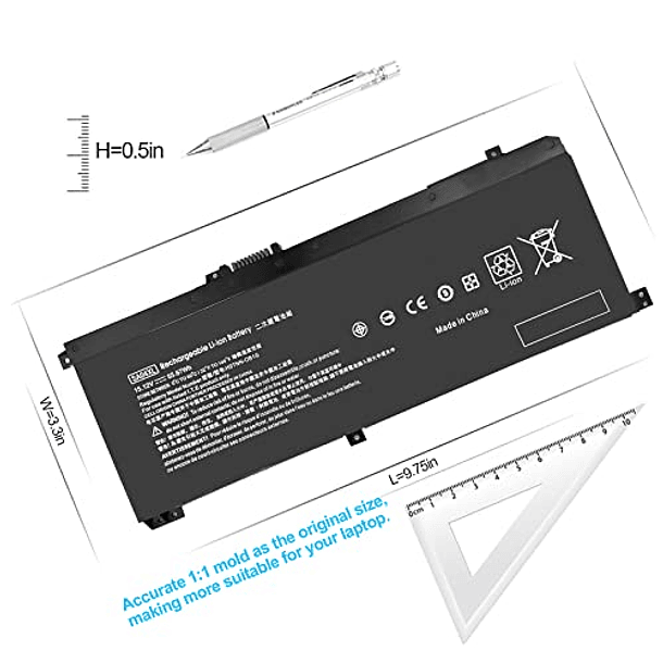 Batería Compatible para HP Envy X360 15M-DR 15M-DS 15-DS 15-DR 15-DR0010TX 17-CG 17M-CG Series Notebook HSTNN-OB1F HSTNN-OB1G HSTNN-UB7U L43248-541 L43248-AC1/AC2 L43267-005 SAO4 4