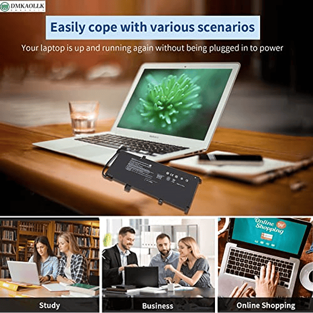 Batería de Repuesto HP 844204-850 para HP Envy X360 15T-AQ100, 15T-AQ200, 15-AQ200, 15-AQ273CL, 15-AQ015NR, 15-AQ118CA, M6-AQ003DX, M6-AR004DX, M6-AQ005DX y M6-AQ6D-AQ6DX5 5