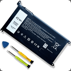 Batería de Repuesto para Portátil Dell Inspiron 13/15/17-5000/7000 Series, Latitude 3490, Vostro 5468, P58F, P75F, P69G