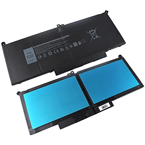 Batería de Repuesto para Dell Latitude 12 7000 7280 7290/13 7000 7380 7390/14 7000 7490 P28S P28S001 P73G P73G002 Series DM3WC DM6WC 2X39G KG7VF 451-BBYE 4603WH4CF 4