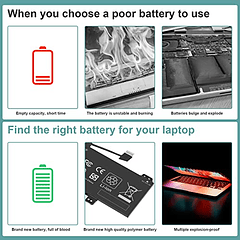 Nueva Batería de 9 Celdas 7800mAh para HP Chromebook 11 G6 EE, Chromebook X360 11 G1 G3 EE y Chromebook 14 G5 de AC Doctor INC.