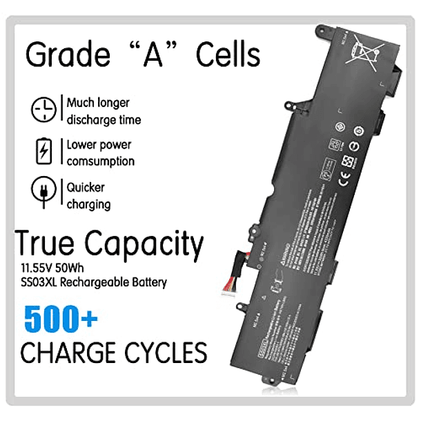 Batería Compatible con HP EliteBook 730 735 740 745 755 830 840 846 G5 G6 ZBook 14U G5 G6 Notebook HSN-I13C-4 932823-421 932823-ILB-1C HSTNN-ILB1 SS03XL 933321-855 852 2