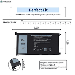 Baterías Compatibles para Lenovo ThinkPad T470 T480 T570 T580 A475 A485 P51S P52S Serie 4X50M08810