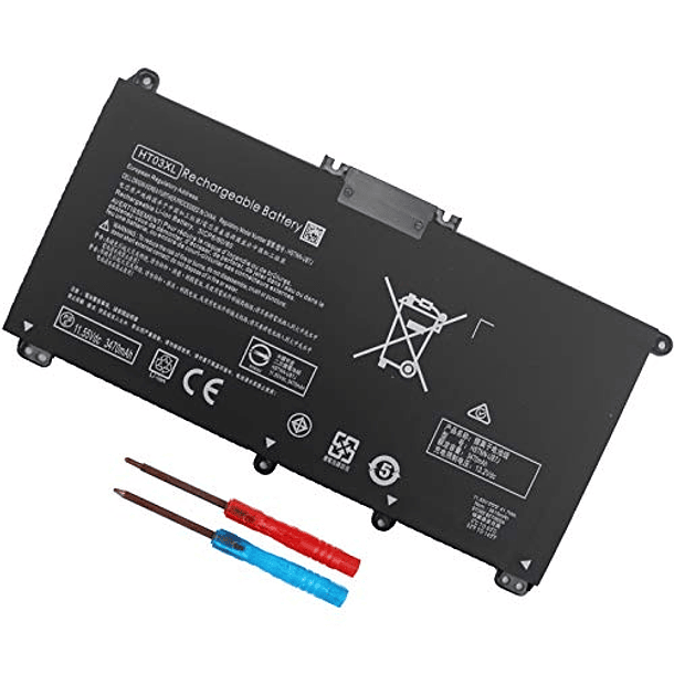 Batería Compatible con HP Pavilion 14-CE 14-CF 14-DF 15-CS 15-DA 15-DB 15-DW 17-by 17-CA Serie 15-CS0053CL 15-DW0033NR 15-DA0014DX HT03XL L11119-855 L11421-542 L11421-2C2 HSTNN-UB7J HSTNN- 1