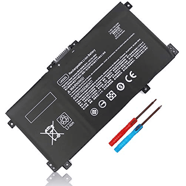 Batería Compatible con HP ENVY X360 Convertible 15M-BP1XX 15M-CN0XXX 15-CN0XXX 15M-CP0XXX 17M-AA0XX 17-BW 17M-AA111DX 15M-CN0012DX 15M-CN0011DX 15M-BQUTOMP (LK03XL L09281-855 916814-855) 1