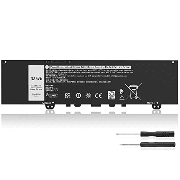 Batería Nueva para Dell Inspiron 13 7000 i7373 7373 7370 7380 7386 2 en 1 P83G P87G P91G P83G001 P83G002 P87G001 Vostro 13 5370 039DY5 0F62G0 RPJC3 1.GO1. 1