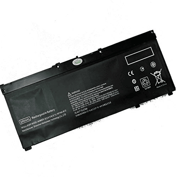 Batería de Repuesto Compatible con HP Pavilion 15-CB 15-CE 15-DC Series SR04XL, SR04070XL-PL, 917724-855, 917724-856, 917678-271, 917678-171 para Portátil Powerforlaptop 1