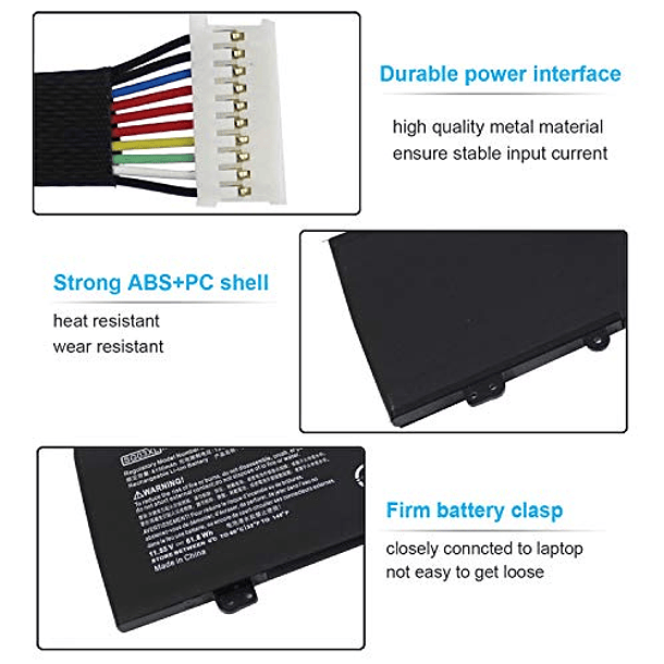 Batería Compatible con HP Envy M7-U 17T-U100 Series M7-U109DX M7-U009DX W2K88UA W2K86UA 17-U011NR 17-U110NR 17-U163CL 17-U177CL 17-U273CL 17-U275CLCL SG03XL 849048-421 61,6 Wh 4