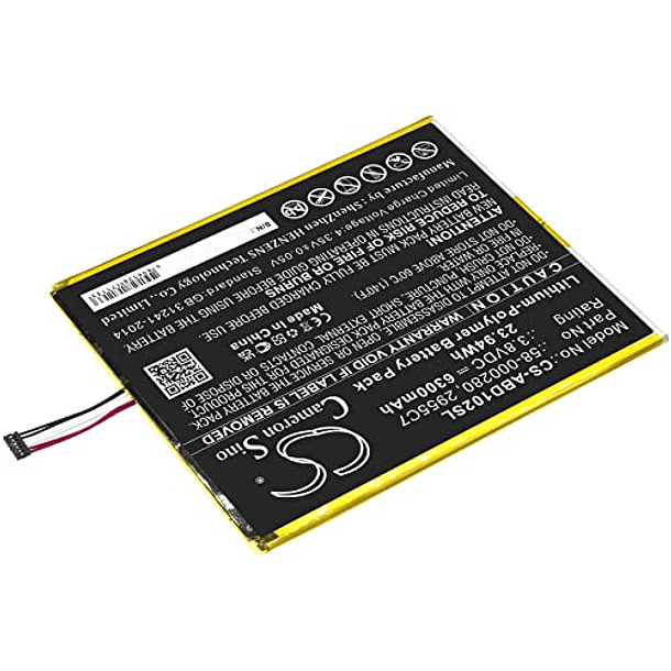 Reemplazo de Batería 3.8V 2955C7 58-000280 para Fire HD 10.1 (9ª Generación) M2V3R5 2