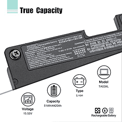 Batería Compatible para HP EliteBook 755 G4, 840 G4, 848 G4, 850 G4, ZBook 14U 15U G4 Notebook, HSTNN-IB7L, 854047-1C1, 854047-421, 996QA101H, HSTNN-172, BOWEIRUI TA03XL 854108-850 CS03XL