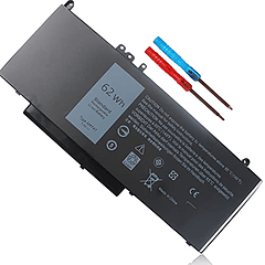 Batería Compatible para Dell Latitude E5470 E5570 Precision 3510, 7V69Y 07V69Y 0TXF9M TXF9M 0HK6DV HK6DV 79VRK K3JK9 P62G P62G001 P48F P48F001 P48F002 451-BBUP 4-Celdas 7.4V 62Wh