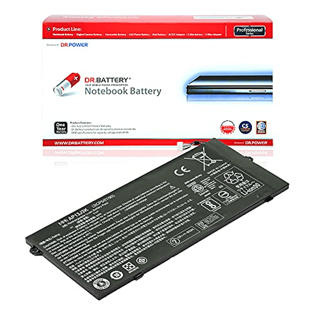 Batería Compatible para Acer Chromebook C740 C720 C720P CB3-431-C5EX Series - KT.00304.001 KT.00303.014 - 3ICP5/65/88 [11.4V/3920mAh/45Wh] - DR. 1