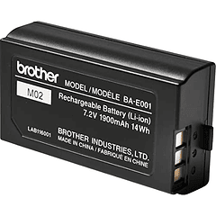 Batería Recargable de Litio para Rotuladoras P-touch Brother BA-E001