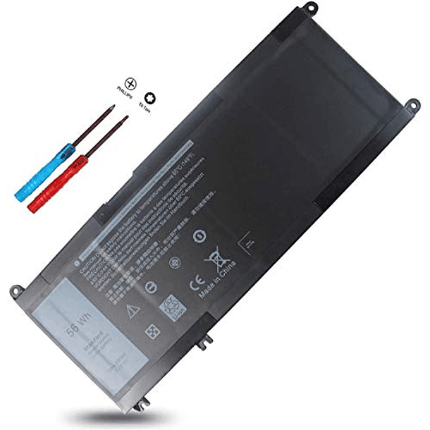 Batería Compatible para Dell Inspiron 17 7000, 7573 2 en 1, 7577, 7773, 7778, 7779, 7786, G3 3579, 3779, G5 5587, G7 7588, Latitud 13 3380, 14 3490, 15 3590, 3580, PVHT1, P30E, 99NF2 1