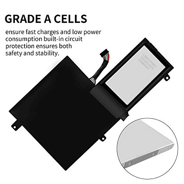 Batería Compatible con Lenovo Chromebook S330 C330 N22 N22-10 N22-20 N23 N42 N42-20 Series Notebook - SWEALEER L15L3PB1 L15M3PB1 [11.4V 52.5Wh 4510mAh] 4