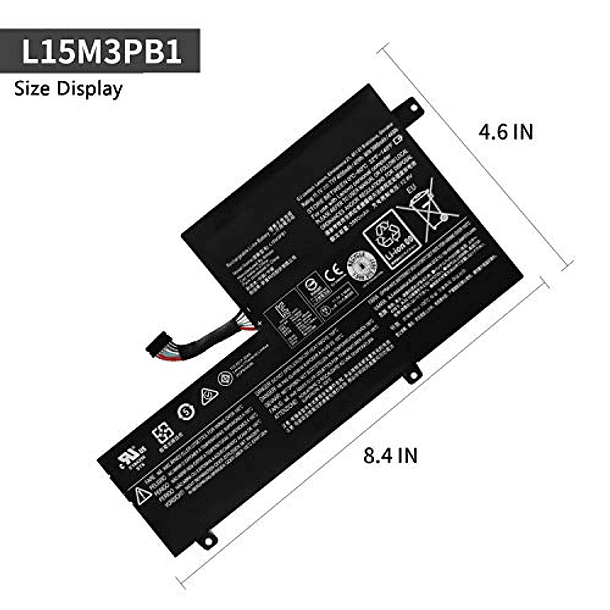 Batería Compatible con Lenovo Chromebook S330 C330 N22 N22-10 N22-20 N23 N42 N42-20 Series Notebook - SWEALEER L15L3PB1 L15M3PB1 [11.4V 52.5Wh 4510mAh] 6