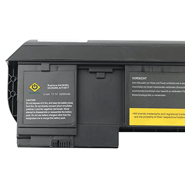 Batería de Repuesto de Alta Calidad para Portátil Lenovo THINKPAD X220T, X230T, X220 Tablet, X220I Tablet, X230 Tablet, X230I Tablet Series de Bay Valley Parts® 6-Celdas 11.1V 5200mAh 4