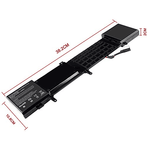 Batería de 8 Celdas 92WH para Dell Alienware 17 R3 P43F002 R2 P43F001 ALW17ED-1728 2728 3728 3828 4718 4738 AW17R3-3758SLV 7092SLV 4175SLV 8342SLV 1675SLV 6JHCJY 504 2