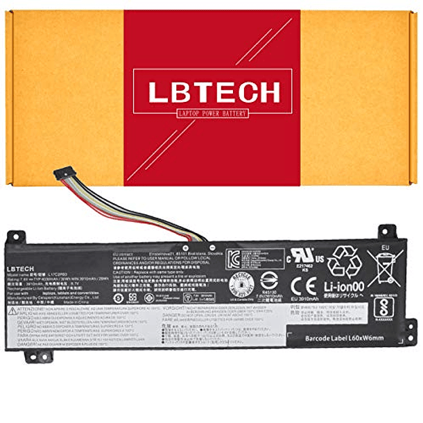 Batería de Repuesto Compatible con Lenovo V130-15IGM, V130-15IKB, V330-15IKB, V530-14IKB, V530-15IKB, L17C2PB3, L17M2PB3, L17M2PB4, L17L2PB3, L17L2PB4, L17C2PB4, 5B10P53995, 7.6V 30Wh 1