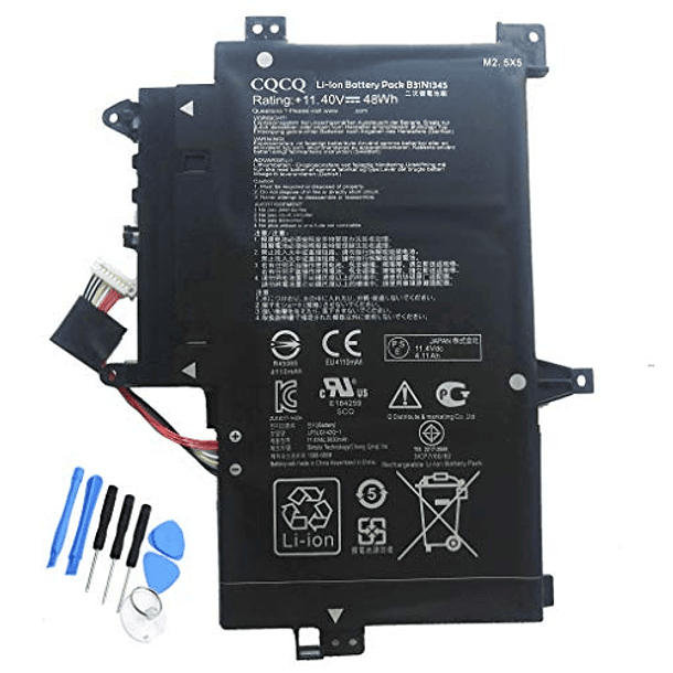 Batería de Repuesto Compatible con ASUS Transformer Book Flip TP500L, TP500LA, TP500LA-1A, TP500LA-CJ041H, TP500LA-CJ062H y TP500LA-DH51T (11,4V 48Wh) 3