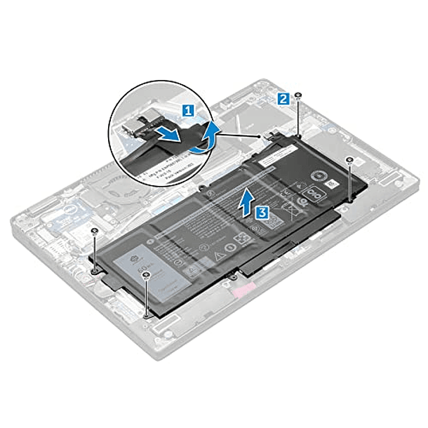 Batería de Repuesto para Dell Latitude 7389 5289 P29S001 7390 P29S002 Serie 2 en 1 71TG4 N18GG JIAZIJIA K5XWW 725KY 2