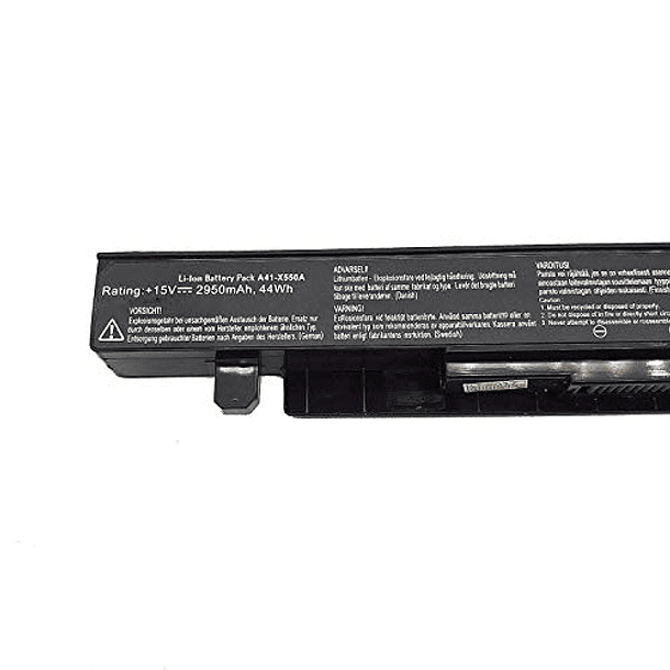 Batería Compatible con Asus A450 A550 F450 K450 K550 X450 X550 X550CA X751M (15V 2950mAh 44Wh) 3