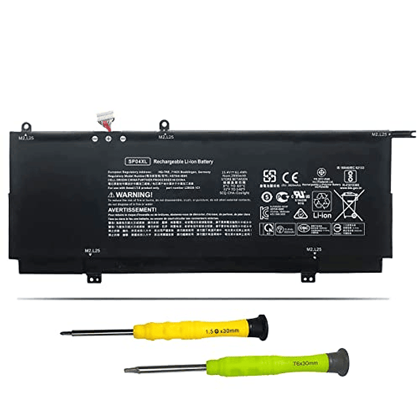 Batería de Repuesto Compatible con HP Spectre X360 Convertible 13-AP000 13T-AP000 13-AP0053DX 13-AP0XXX 13-AP0045NR 13-AP0013DX 13-ap0030tu TPN-Q204 L28538-AC1 SP04061XL TPN-Q203 61.4Wh 1