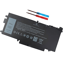 Batería Compatible para Dell Latitude 5289 7389 7390 2 en 1 Latitude 12 5000 E5289 L3180 P29S001 P29S002 725KY 71TG4 N18GG 6CYH6 J0PGR 7.6V 60WH