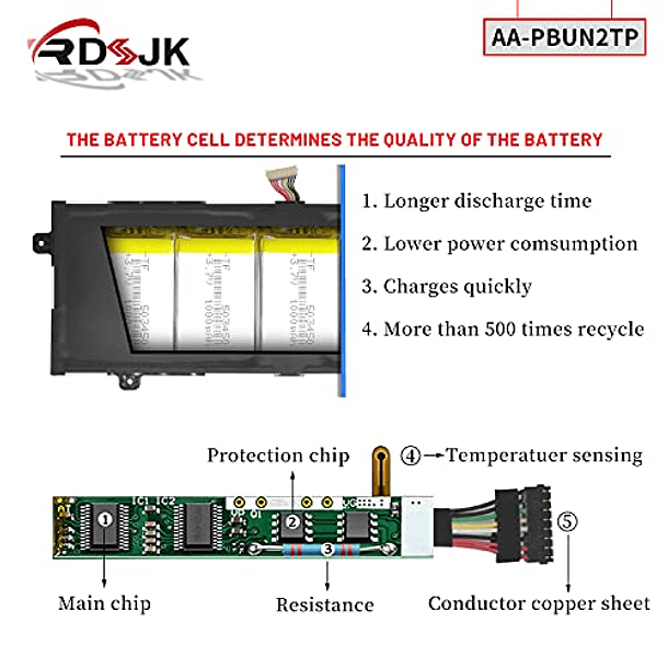 Batería Compatible para Samsung Chromebook 3 XE500C13/XE501C13/NT500R3M/3W506V Series 4