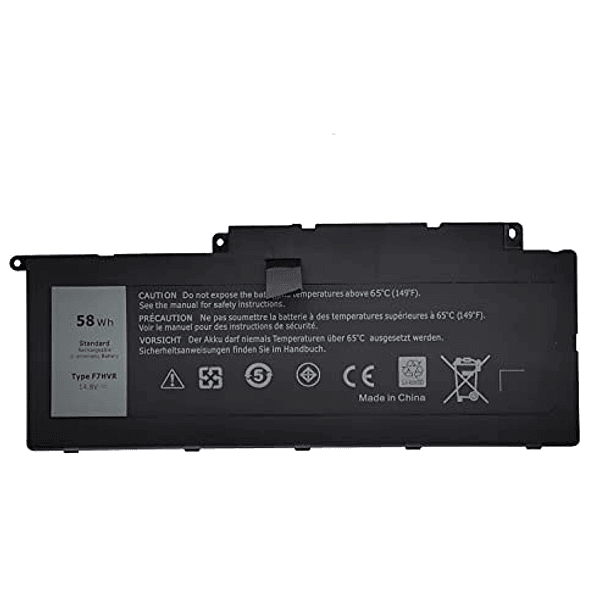 Batería Compatible Dell Inspiron 15 7537 17 7737 Series - 14,8V 58Wh Nueva F7HVR 062VNH G4YJM T2T3J 5