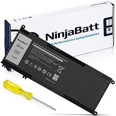 Batería NinjaBatt para Dell 17 7000, 7588 G7/G3 Latitude 13 3380/3490 - Alto Rendimiento [16Wh]