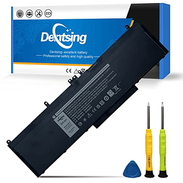 Batería de Repuesto para Dell Precision 3510 M3510 Latitude E5570 Series Notebook - Dentsing WJ5R2 4F5YV 11.4V 84Wh 1